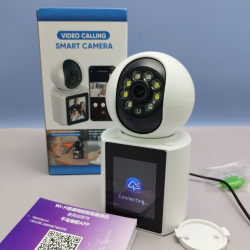 Умная IP-Камера Wi-Fi 2.4.G Video Calling Smart Camera 3мп, (день/ночь, датчик движения, PTZ, видеоняня с экраном)